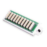 Leviton 47689-B 1x9 Bridged Phone Distribution Module with Bracket